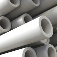 White masterbatch in pipes
